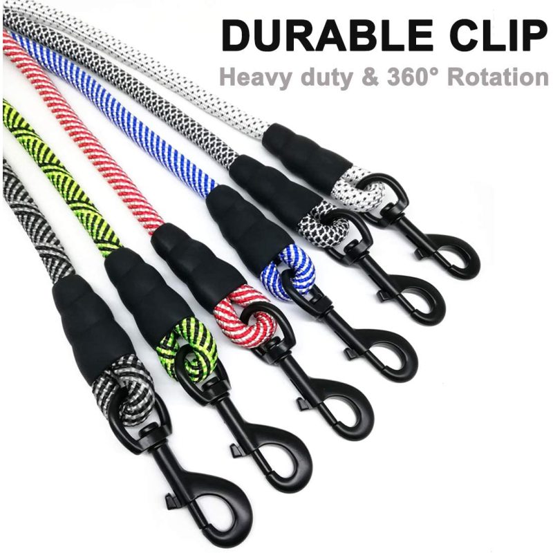 Soft Padded Handle Thick Lead Rope Dog Leash For Puppy