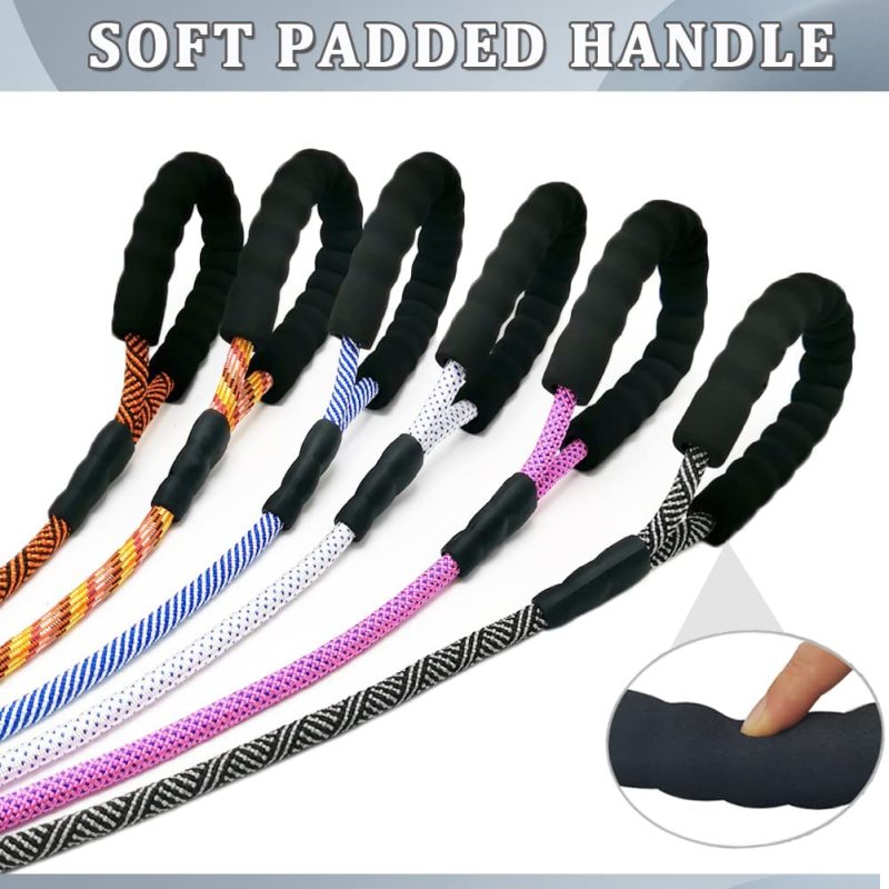 Soft Padded Handle Thick Lead Rope Dog Leash For Puppy