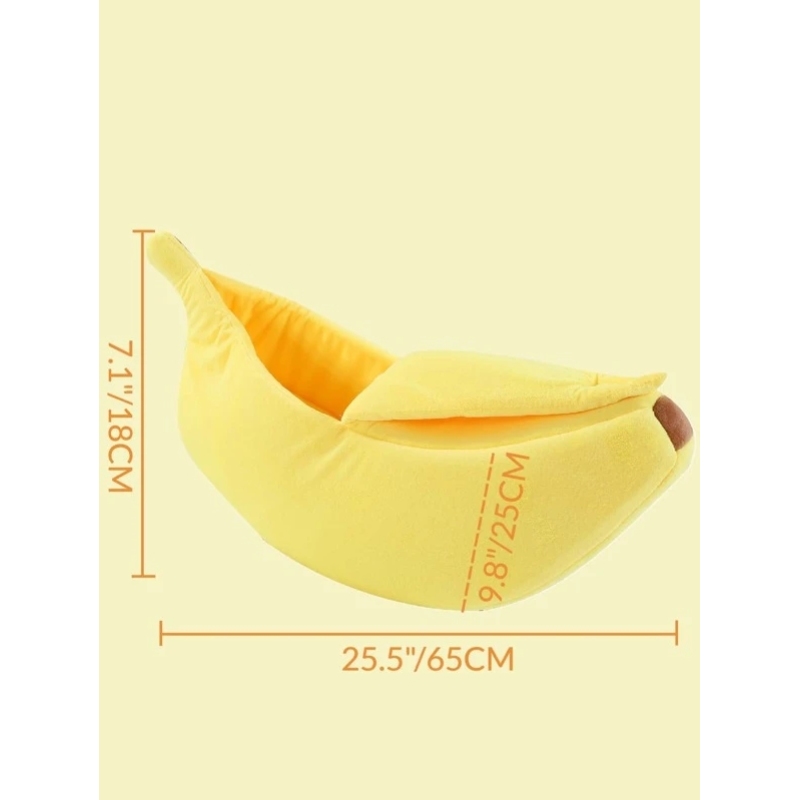 Creative Banana style Cat Pet Bed Removable and Washable For Pet Have Rest
