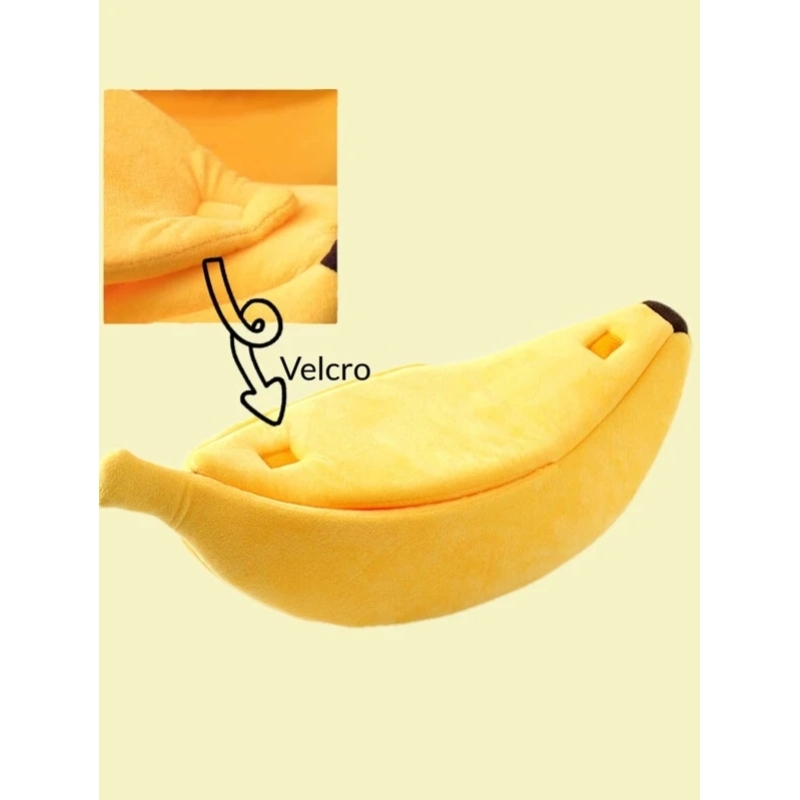Creative Banana style Cat Pet Bed Removable and Washable For Pet Have Rest