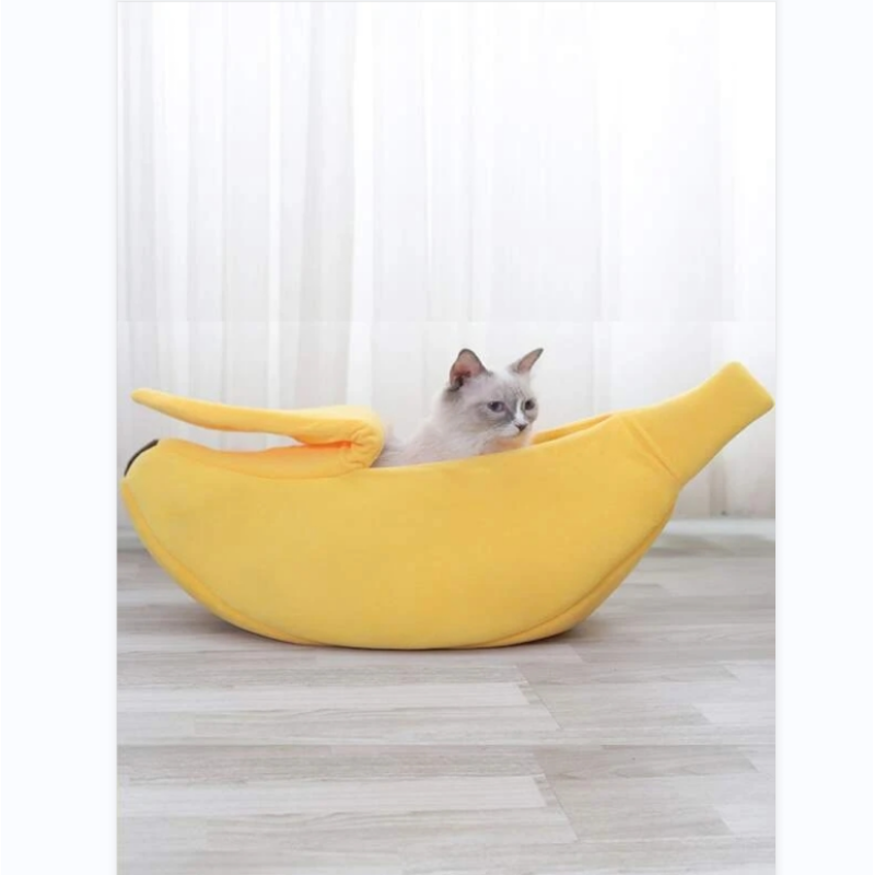 Creative Banana style Cat Pet Bed Removable and Washable For Pet Have Rest