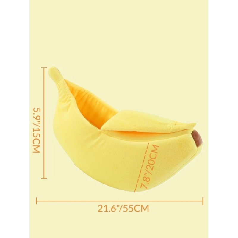 Creative Banana style Cat Pet Bed Removable and Washable For Pet Have Rest