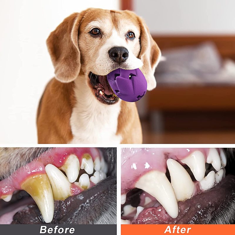 Puppy Chew Toys 3 Pack, Durable Dog Chew Toys for Teething, Interactive Treat Dispensing Puppy Teething Toys with Natural Rubber