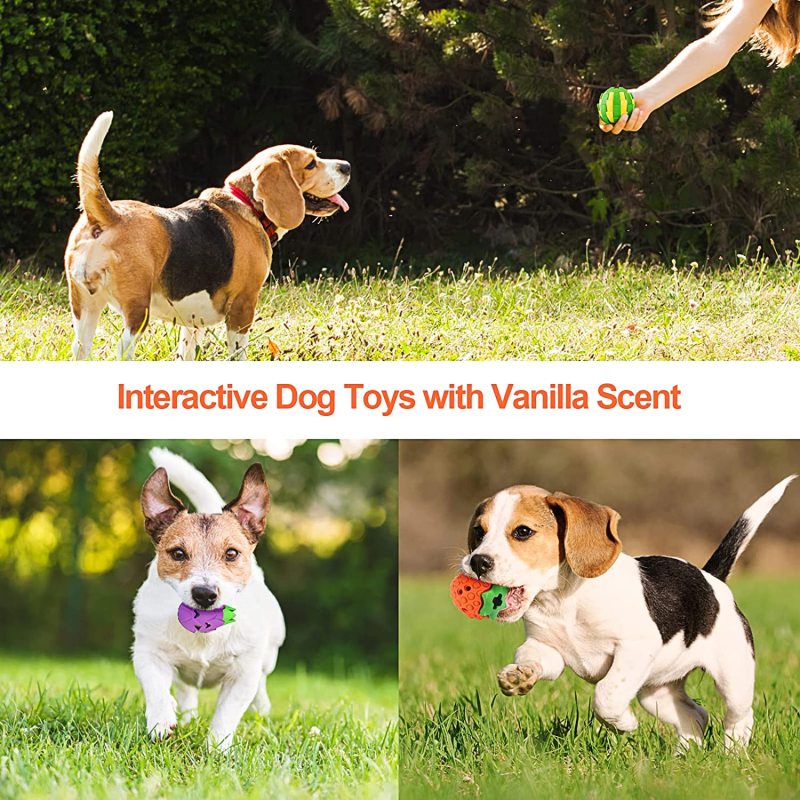 Puppy Chew Toys 3 Pack, Durable Dog Chew Toys for Teething, Interactive Treat Dispensing Puppy Teething Toys with Natural Rubber