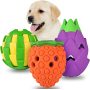 Puppy Chew Toys 3 Pack, Durable Dog Chew Toys for Teething, Interactive Treat Dispensing Puppy Teething Toys with Natural Rubber