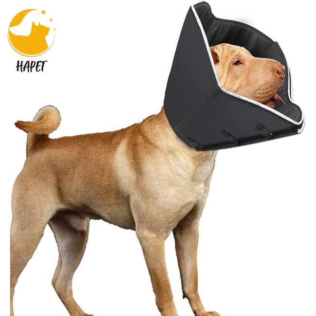 Dog Cone Collar, Soft Dog Recovery Collar After Surgery Protective Dog Cone Collar Anti-Bite Lick Scratching Wound Healing