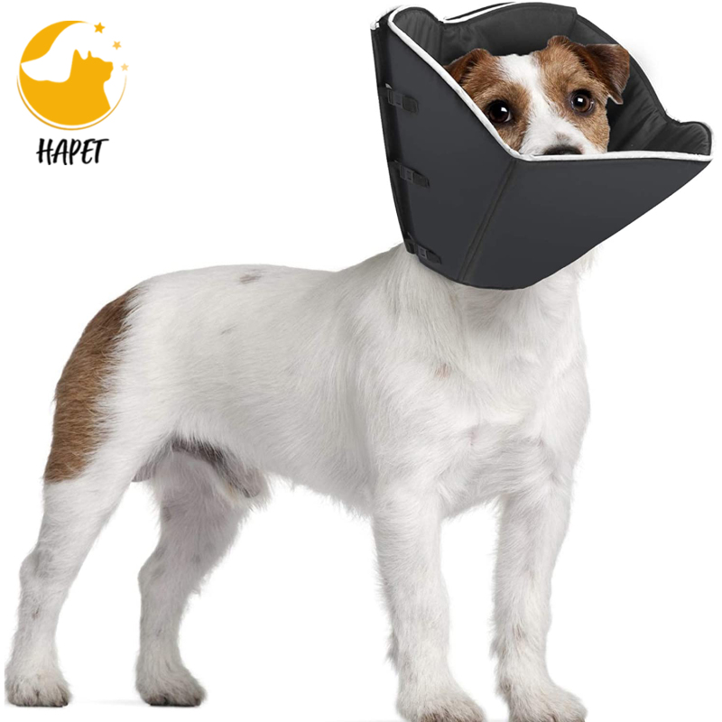 Dog Cone Collar, Soft Dog Recovery Collar After Surgery Protective Dog Cone Collar Anti-Bite Lick Scratching Wound Healing