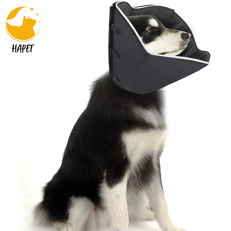 Dog Cone Collar, Soft Dog Recovery Collar After Surgery Protective Dog Cone Collar Anti-Bite Lick Scratching Wound Healing