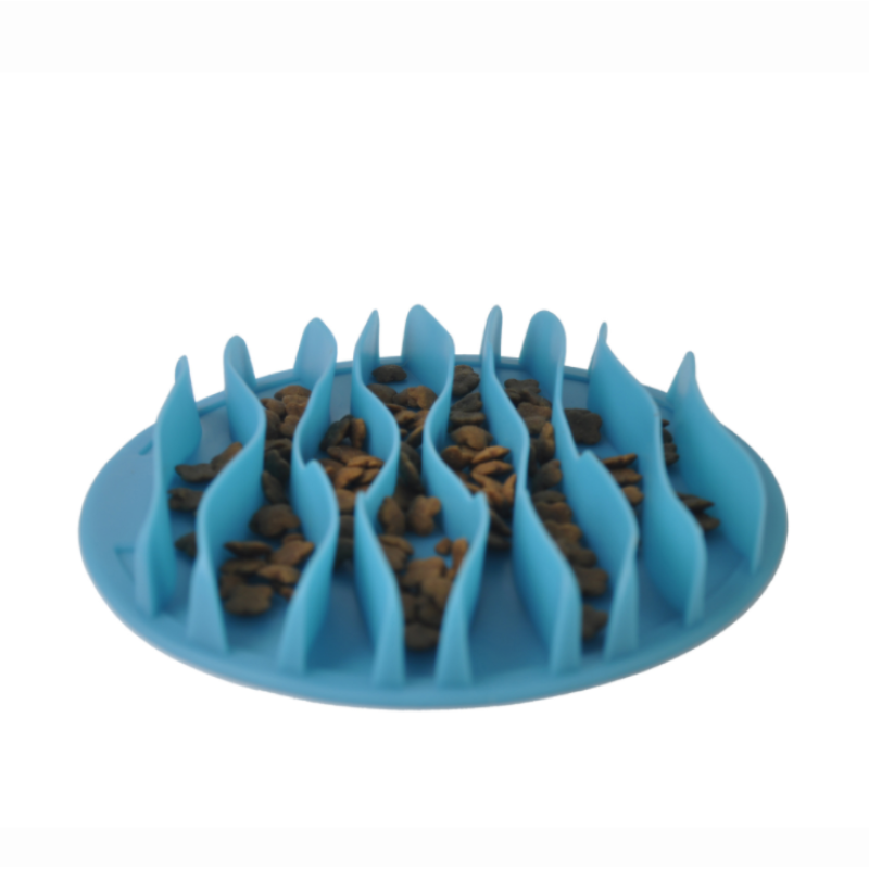 Silicone Dog Slow Feeder mat Pet Fun Mat Slow Portable Dog Feeder Bowl Slow Eating Feeder