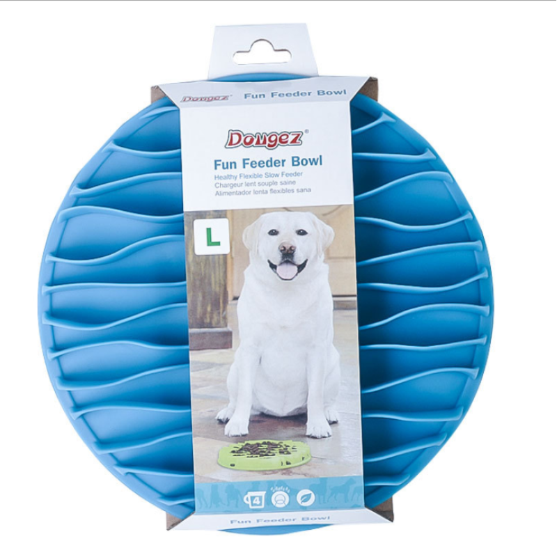 Silicone Dog Slow Feeder mat Pet Fun Mat Slow Portable Dog Feeder Bowl Slow Eating Feeder