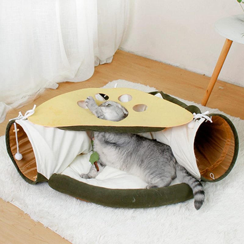 Hideout for Pets Home Soft Cat Tunnel Bed Pet