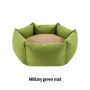Doghouse Warm and bite resistant in winter dogs pet bed Teddy golden fur indoor sleeping den