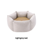 Doghouse Warm and bite resistant in winter dogs pet bed Teddy golden fur indoor sleeping den