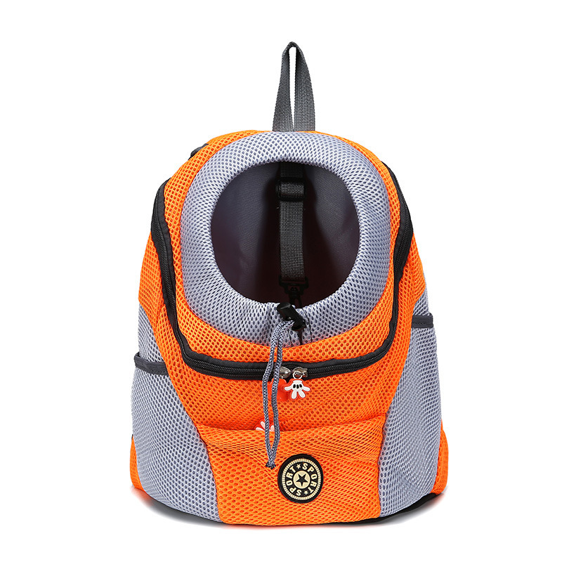 High quality black mesh pet backpack puppy dog open breathable pet mesh carrier backpack