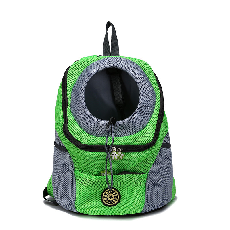 High quality black mesh pet backpack puppy dog open breathable pet mesh carrier backpack