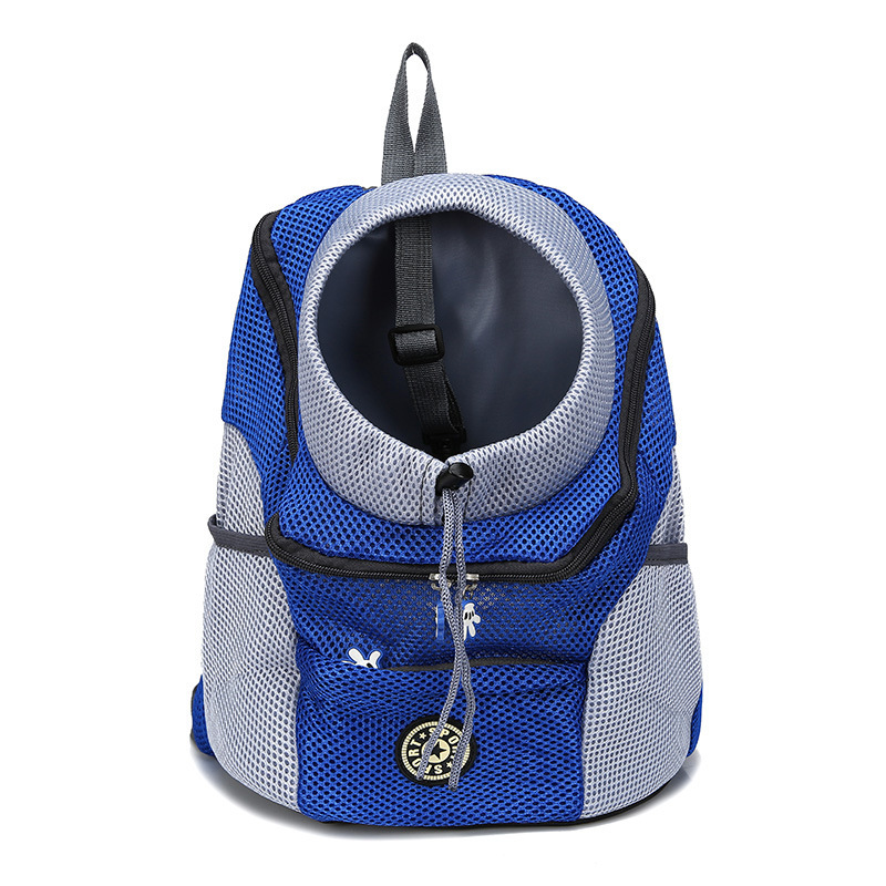 High quality black mesh pet backpack puppy dog open breathable pet mesh carrier backpack