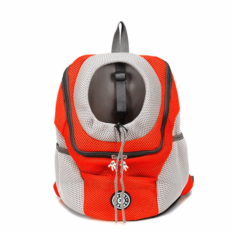 High quality black mesh pet backpack puppy dog open breathable pet mesh carrier backpack