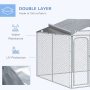 Cover Secure Lock Mesh Outdoor Dog Kennel Steel Fence