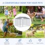 Cover Secure Lock Mesh Outdoor Dog Kennel Steel Fence