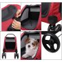 Pet Stroller For Dogs - Large 50 Kg Loading Capacity Pet Travel Stroller For Large And Medium Size Dog & Cat
