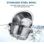 Mess Proof Pet Feeding Adjustable Cat Feeder Stainless Steel