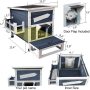 Escape Door Rainproof Outside Cat House Single Story for Pets