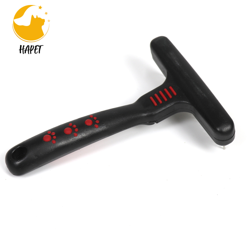 Pet Dog Grooming Dematting Tool with Stainless Steel Shedding Comb Brush for Pets