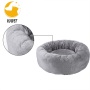 Dog Washable Pet Beds for Indoor Cats, Round Fluffy Pet Crate Bed for Puppy and Kitten with Slip-Resistant Bottom cat bed
