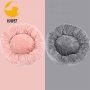 Dog Washable Pet Beds for Indoor Cats, Round Fluffy Pet Crate Bed for Puppy and Kitten with Slip-Resistant Bottom cat bed