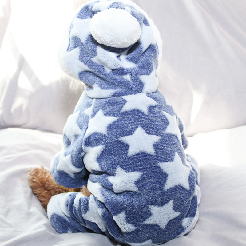 Pet Dog Hoodie Pajamas Pet Warm Coat for Small Medium Large Dogs and Cats