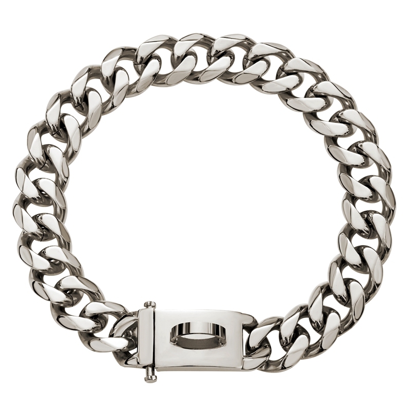 Wholesale Costom Luxury Gold Chain Dog Collar Heavy Duty Stainless Steel Cuban Link Dog Collar Chain
