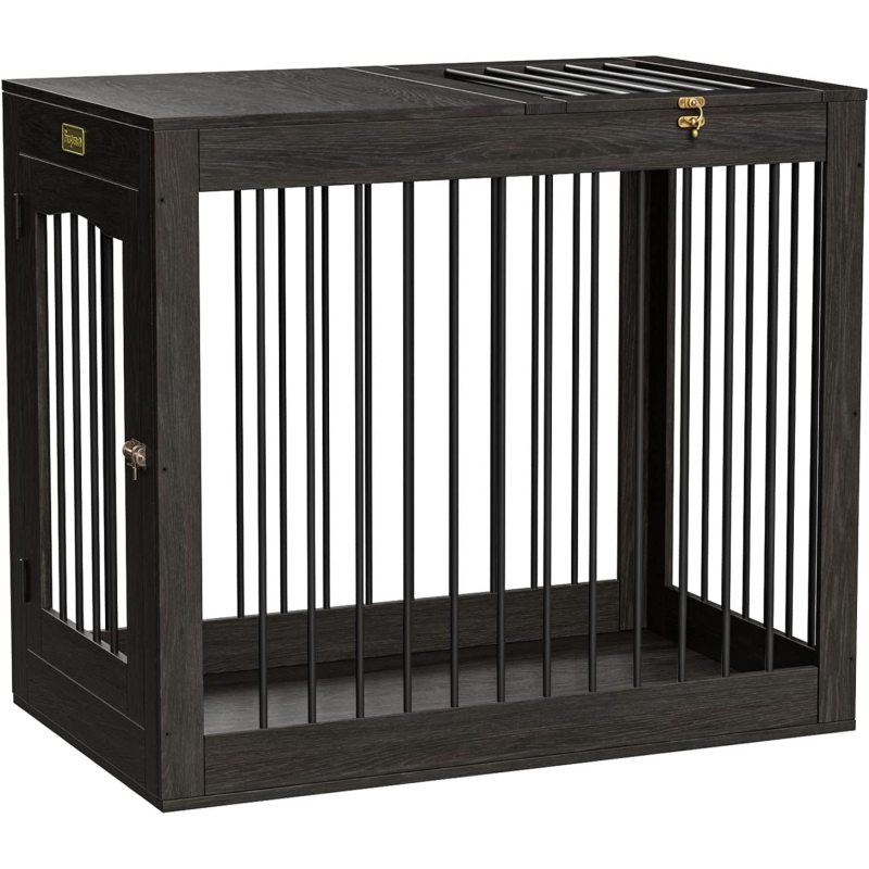 Decorative Dog Crates Double Doors Furniture Wooden Dog Crate End Table