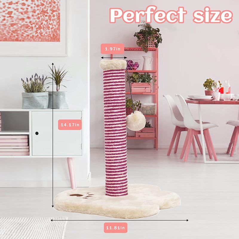 Cat Scratching Post Cat Tree Cat Tower with Natural Sisal Pole