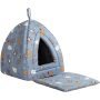 Fold able Comfortable Triangle Cat Bed Tent For Indoor Cat Use