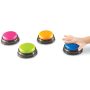 Dog Training Buttons with Led Function Recordable Button