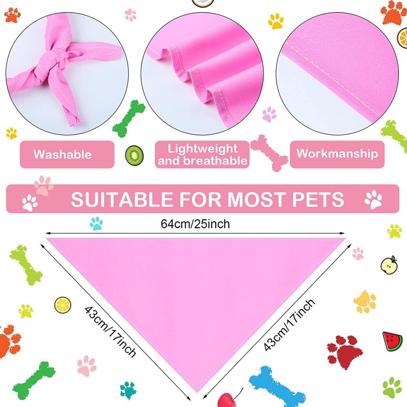 Dog Bandanas Cat  Kerchief Triangle Scarf for  PET  Holiday Seasonal  Collar Washable Cute Pet