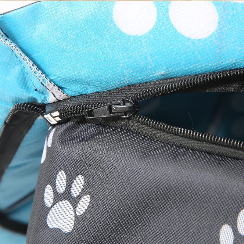 Outdoor Houses for Feral Cats Dogs Water-Resistant Canvas Roof Cat Houses For Stray Cats Shelter