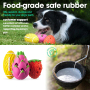 Hot Sales Squeaky Rubber Dog Chew Toys,Interactive Dog Toy for Aggressive Chewers