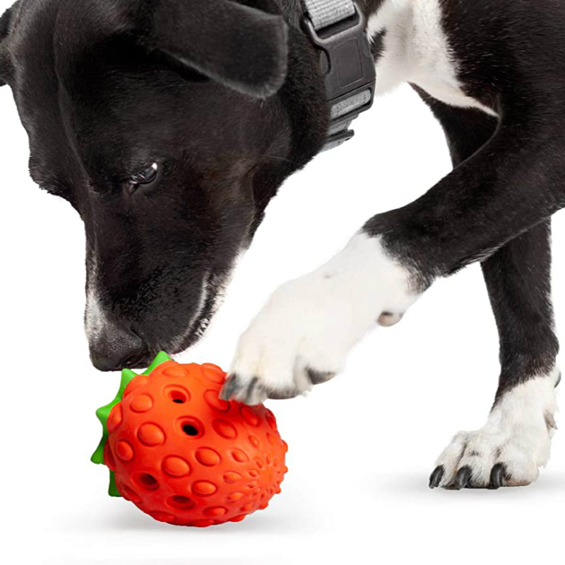 Hot Sales Squeaky Rubber Dog Chew Toys,Interactive Dog Toy for Aggressive Chewers