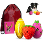 Hot Sales Squeaky Rubber Dog Chew Toys,Interactive Dog Toy for Aggressive Chewers