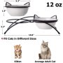 Wholesale Cat Bowl With Cartoon Pet Ceramic Bowl With Iron Frame Double Bowl For Dual Use For Pet