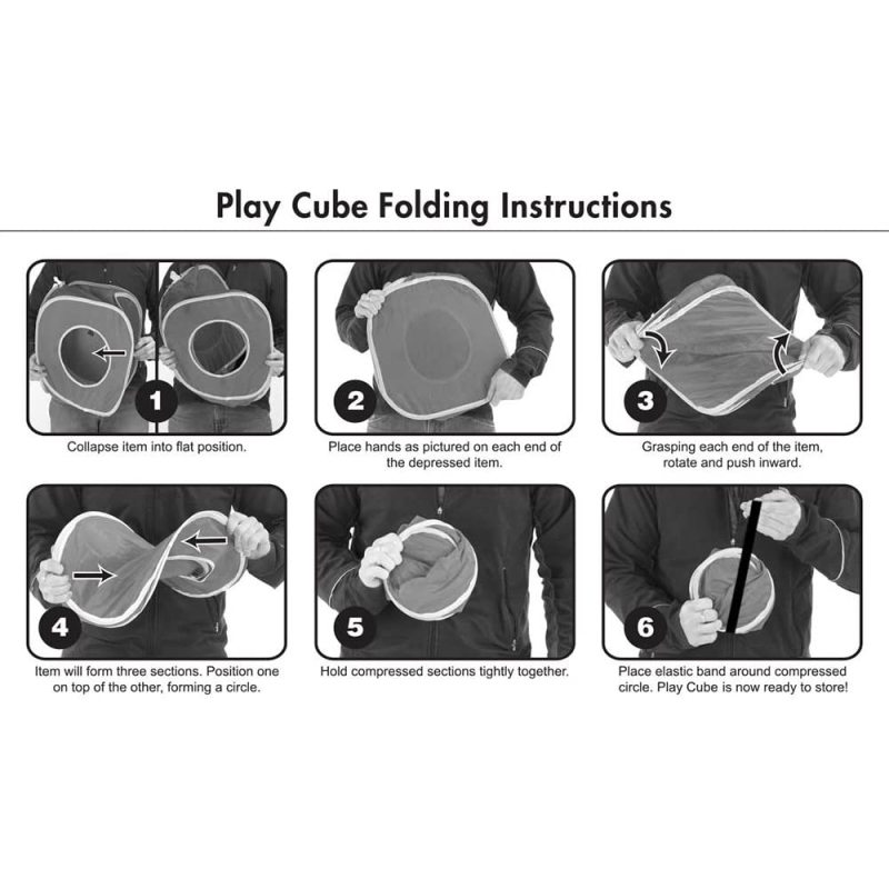 Collapsible Cat Play Kennel Cube Tunnel Cat Toys For Cat Indoor Use
