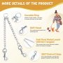Two double lead Chain Double Leash For Dog