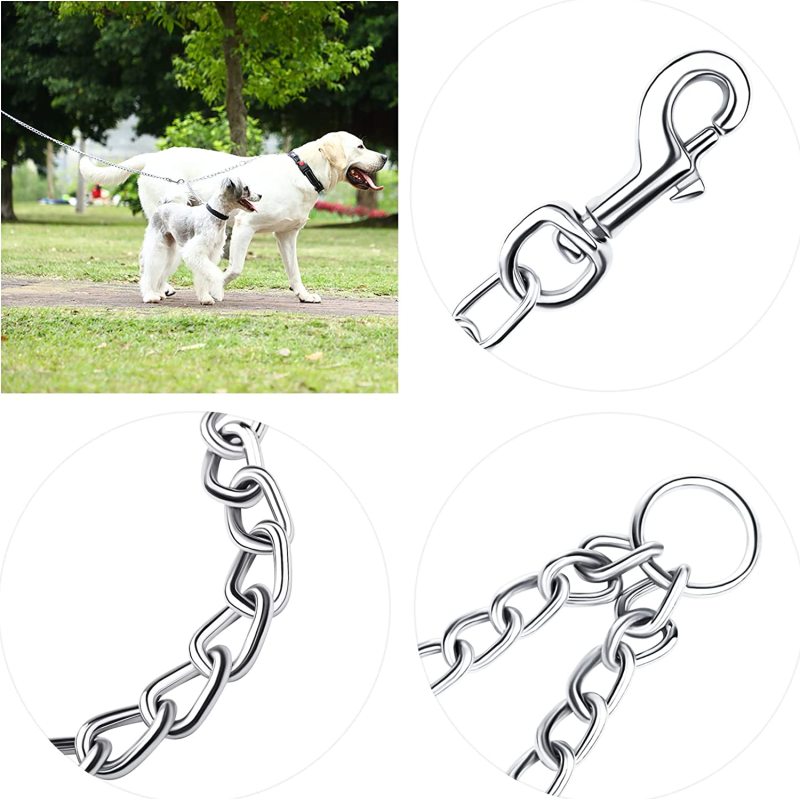 Two double lead Chain Double Leash For Dog