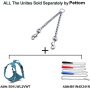 Two double lead Chain Double Leash For Dog