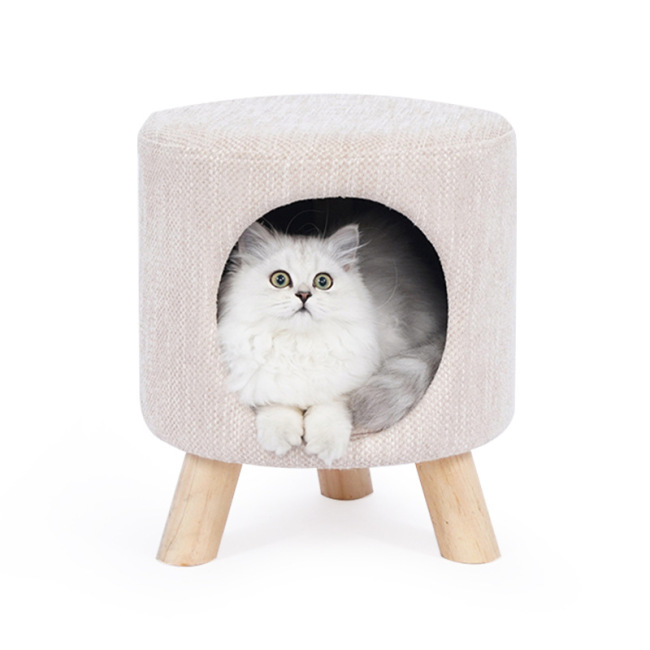 Large Cat Bed Cat House CondoPop Up bed Wood Bench Stackable bed Cave