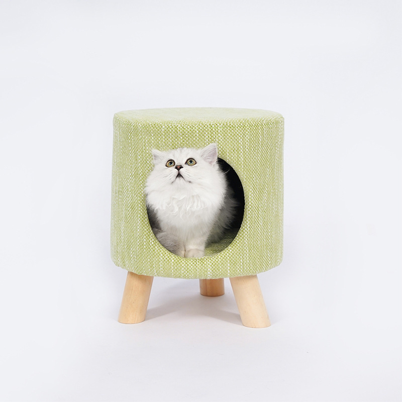 Large Cat Bed Cat House CondoPop Up bed Wood Bench Stackable bed Cave