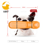 Puppy Chew Toys for Teething Dog Bones Toothbrush Teething Chew Sticks Toys Natural Rubber