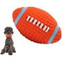 Natural Non Toxic Soft Latex Squeaky Dog Chew Toy with Squeaker Floating Bouncing Ball for Interactive Training Fetch and Play