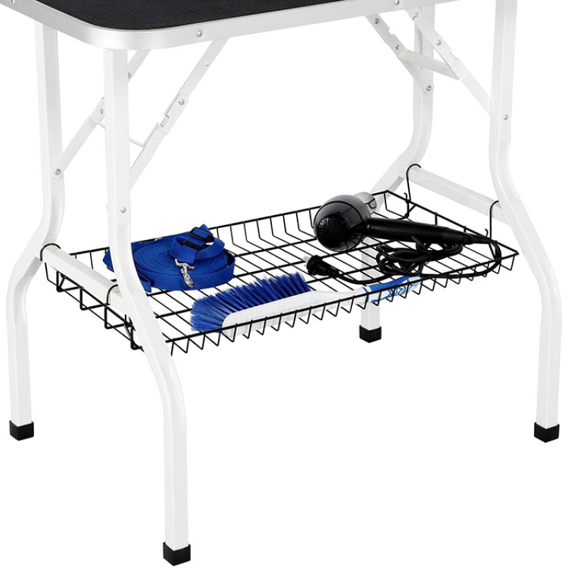 Dog Pet Grooming Table for Large Dogs Adjustable Height Heavy Duty Portable Trimming Drying Table with Arm/Noose/Mesh Tray